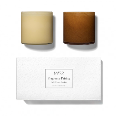 Chamomile Lavender & Amber Black Vanilla | Signature 15.5oz Candle Duo